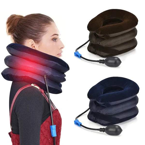 Almohada Cervical Inflable Tres Capas + Envio Gratis