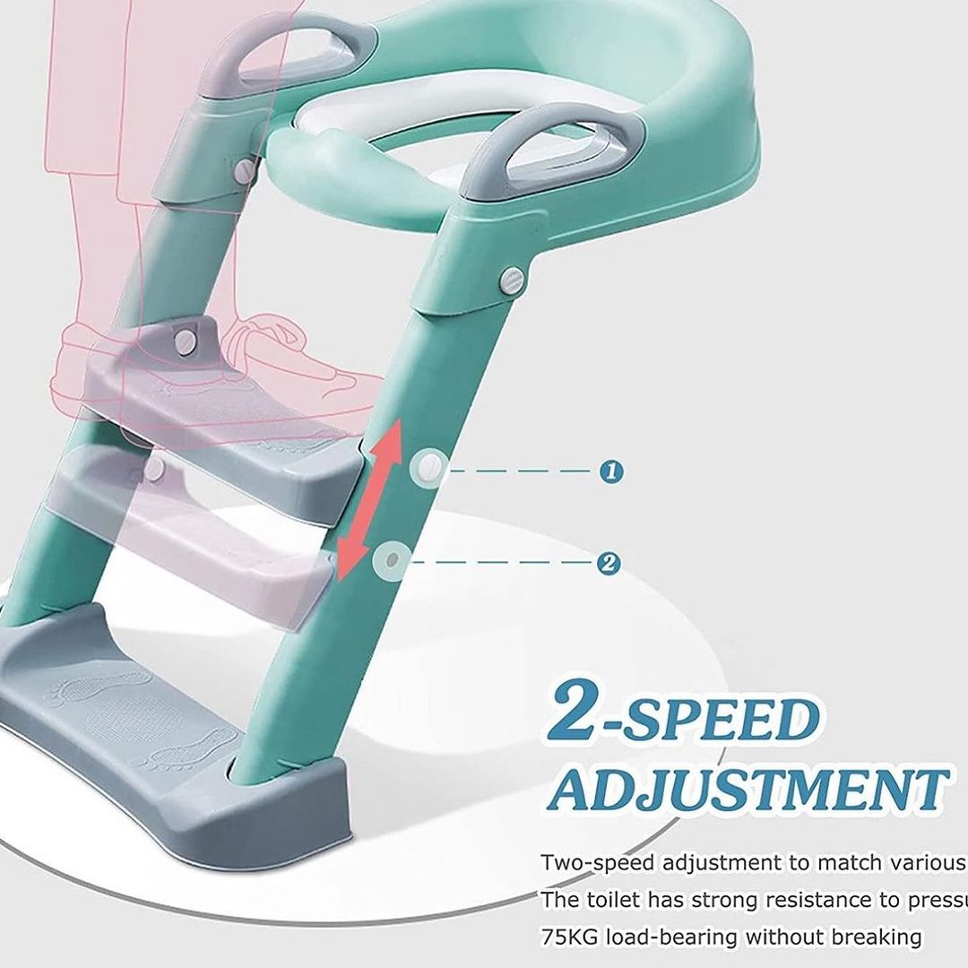 Adaptador De Inodoro Con Escalera Para Niños +Envio Gratis